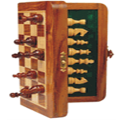 Magnetic Folding 255mm Travel Chess Set (255mm)