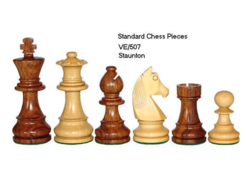German Knight Standard 90mm Shisham Chess Pieces (90mm)