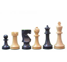 Old Vintage 95mm Shisham Chess Pieces (3.75 inc)