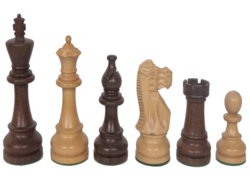 American Staunton Tournament 95mm Shisham Chess Pieces (3.75 inc)
