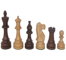 American Staunton Tournament 95mm Shisham Chess Pieces (3.75 inc)