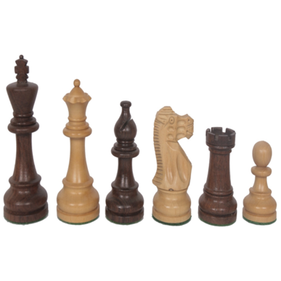 American Staunton Tournament 95mm Shisham Chess Pieces (3.75 inc)