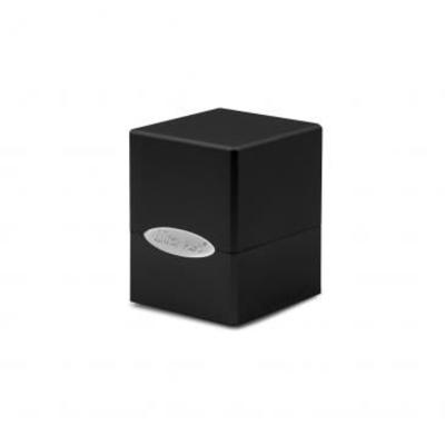 Jet Black Satin Cube