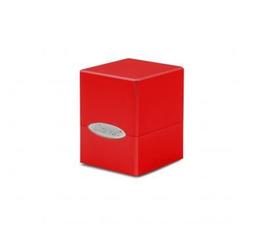 Apple Red Satin Cube
