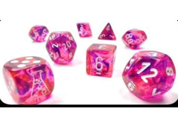 Nebula Black Light Special/White Polyhedral 7-Die Set