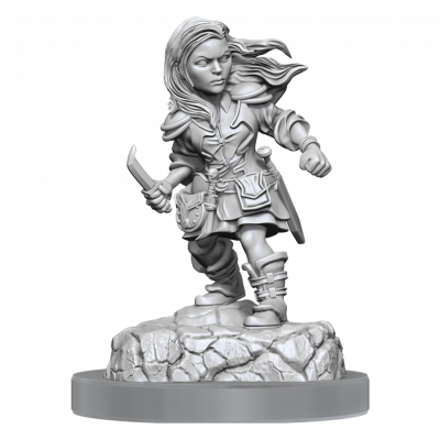 D&D Nolzur's Mini: Halfling Female Rogue