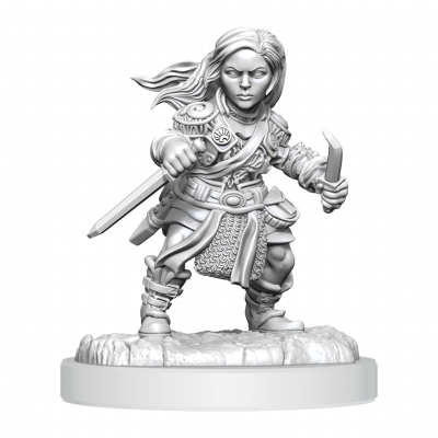 D&D Nolzur's Mini: Halfling Female Rogue