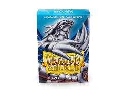 DRAGON SHIELD SILVER SMALL MATTE 60CT