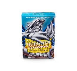 DRAGON SHIELD SILVER SMALL MATTE 60CT