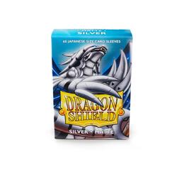 DRAGON SHIELD SILVER SMALL MATTE 60CT