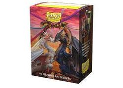 DS Standard Brushed Art Valentine Dragon 2023 Sleeves 100ct