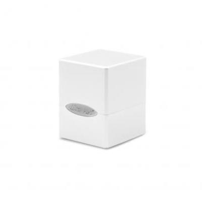 Arctic White Satin Cube