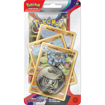 Scarlet & Violet Premium Checklane Blister Machamp