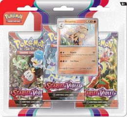 Scarlet & Violet 3-Booster Blister Arcanine