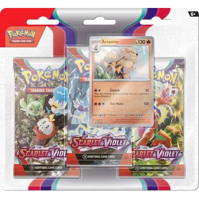 Scarlet & Violet 3-Booster Blister Arcanine