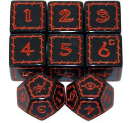 The One Ring RPG Black Dice Set