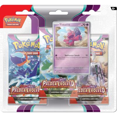 Paldea Evolved 3-Booster Blister Tinkatink