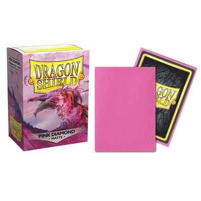 Dragon Shield Matte Pink Diamond Sleeves 100ct