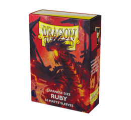 Dragon Shield Small Matte Ruby Sleeves 60ct