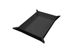 Vivid Magnetic Foldable Dice Tray: Black