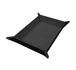 Vivid Magnetic Foldable Dice Tray: Black