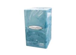 Marble Satin Tower Light Blue/White