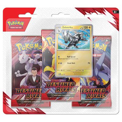 Destined Rivals 3-booster Blister Zebstrika
