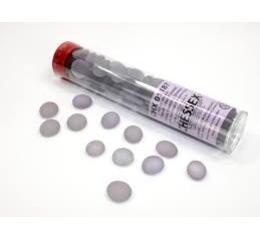 Frosted Lilac Glass Stones Tube