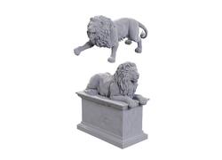 Wizkids Deepcuts: Stone Lion/Animated Stone Lion
