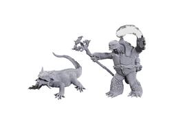 D&D Nolzur's Mini: Tortle Druid & Wild Shape Giant Lizard