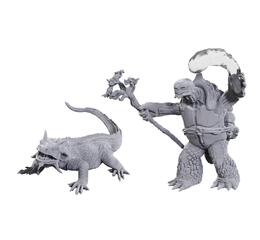 D&D Nolzur's Mini: Tortle Druid & Wild Shape Giant Lizard