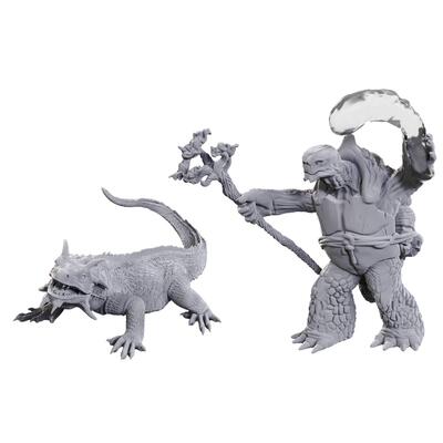 D&D Nolzur's Mini: Tortle Druid & Wild Shape Giant Lizard