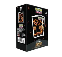 PKM Neon Kanto Apex Deck Protector 105ct Charizard