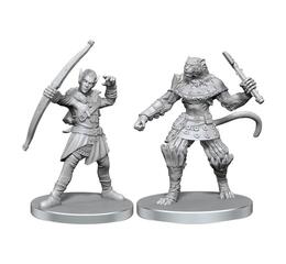 Pathfinder: Elf Hunter & Catfolk Bandit