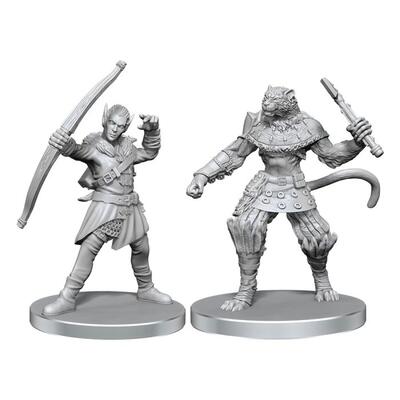 Pathfinder: Elf Hunter & Catfolk Bandit