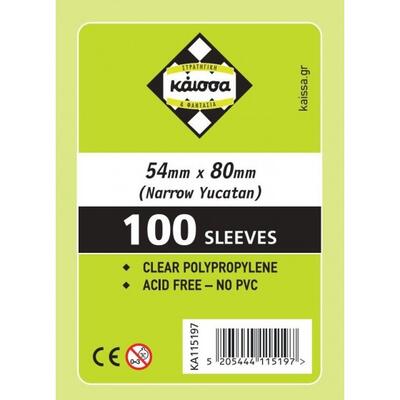 Θήκες 54x80mm 100ct (Narrow Yucatan)