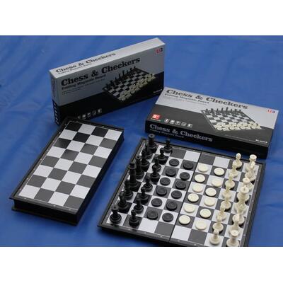 Magnetic Large Size Chess & Checker