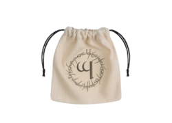 Elvish Dice Bag: Beige & Black