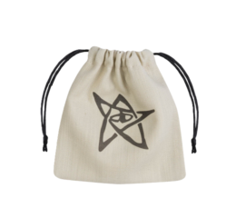Call of Cthulhu Dice Bag: Beige & Black