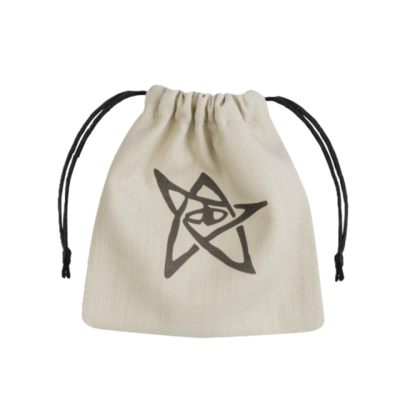 Call of Cthulhu Dice Bag: Beige & Black
