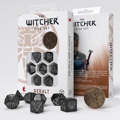 The Witcher Dice Set: Geralt The Silver Sword