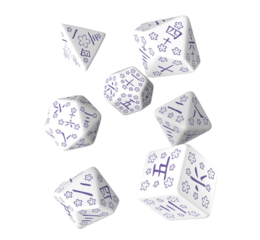 Japanese Dice Set: Blue Star Lotus