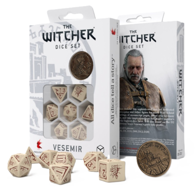 The Witcher Dice Set: Geralt Vesemir The Old Wolf