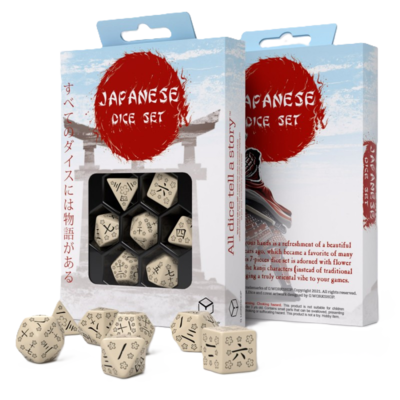 Japanese Dice Set:Last Words Stone