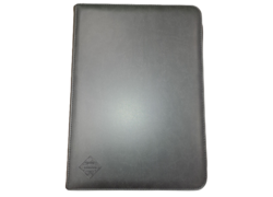 9-Pkt Premium Zippered Binder Black