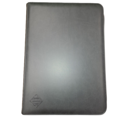 9-Pkt Premium Zippered Binder Black