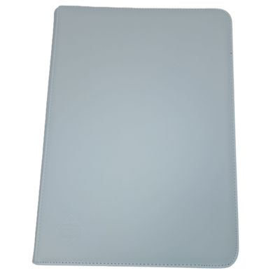 9-Pkt Premium Zippered Binder White