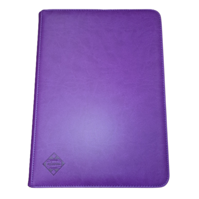 9-Pkt Premium Zippered Binder Purple