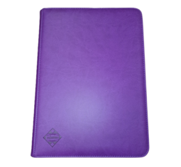 9-Pkt Premium Zippered Binder Purple