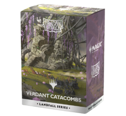 DS MTG Matte Dual Art Verdant Catacomb Sleeves 100ct